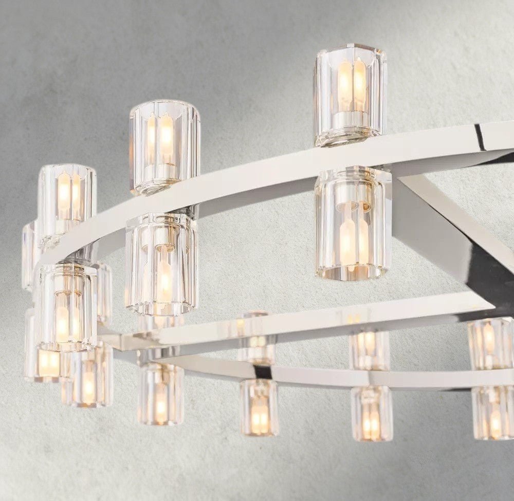 Avecho LED Round Chandelier 36", 48", 60" - Cyran Lamps