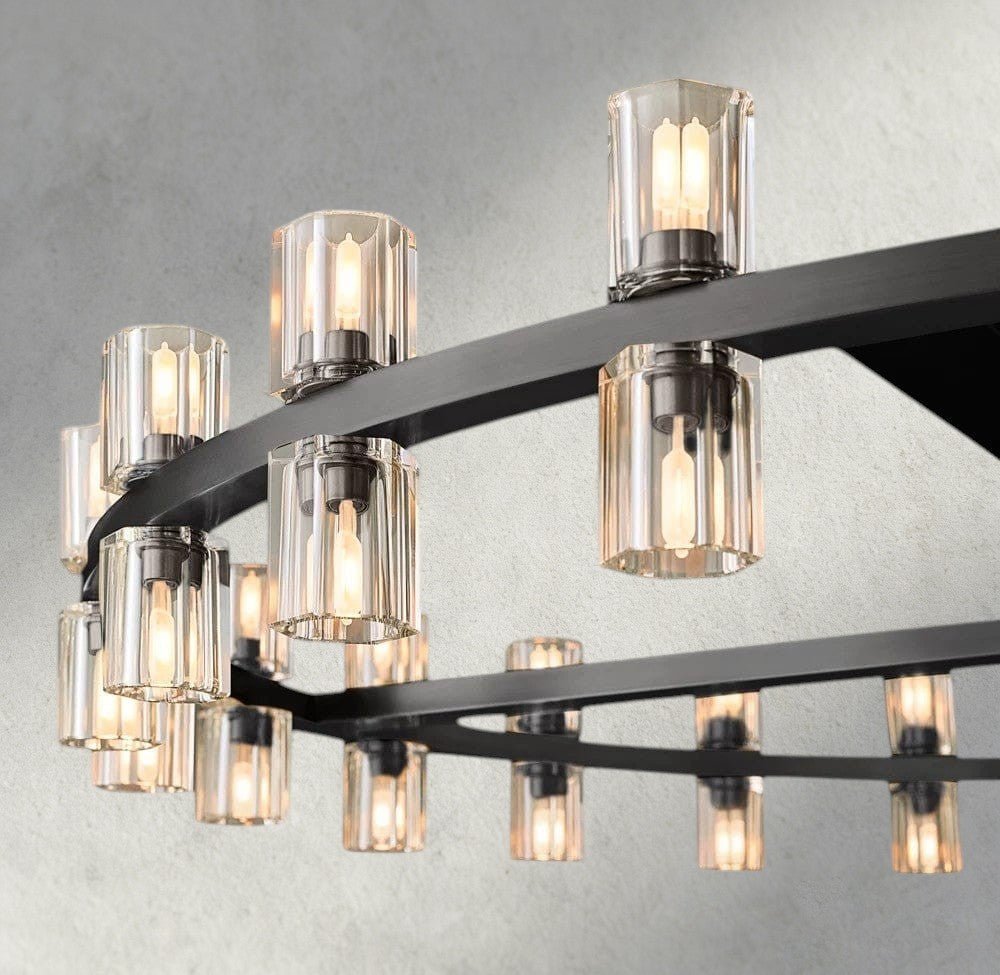 Avecho LED Round Chandelier 36", 48", 60" - Cyran Lamps
