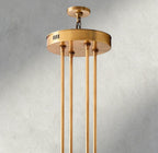 Avecho LED Round Two - Tier Chandelier 60" - Cyran Lamps