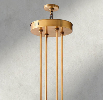 Avecho LED Round Two - Tier Chandelier 60" - Cyran Lamps