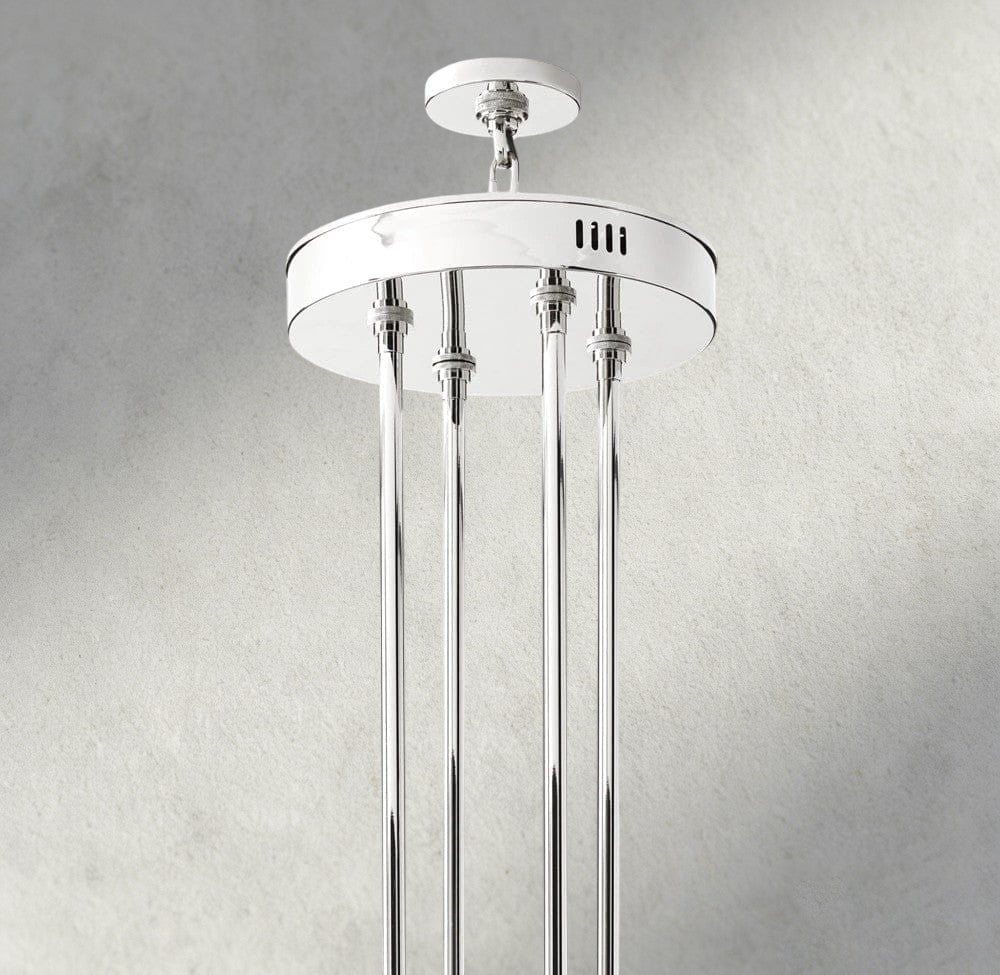 Avecho LED Round Two - Tier Chandelier 60" - Cyran Lamps