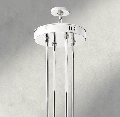 Avecho LED Round Two - Tier Chandelier 60" - Cyran Lamps