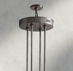 Avecho LED Round Two - Tier Chandelier 60" - Cyran Lamps