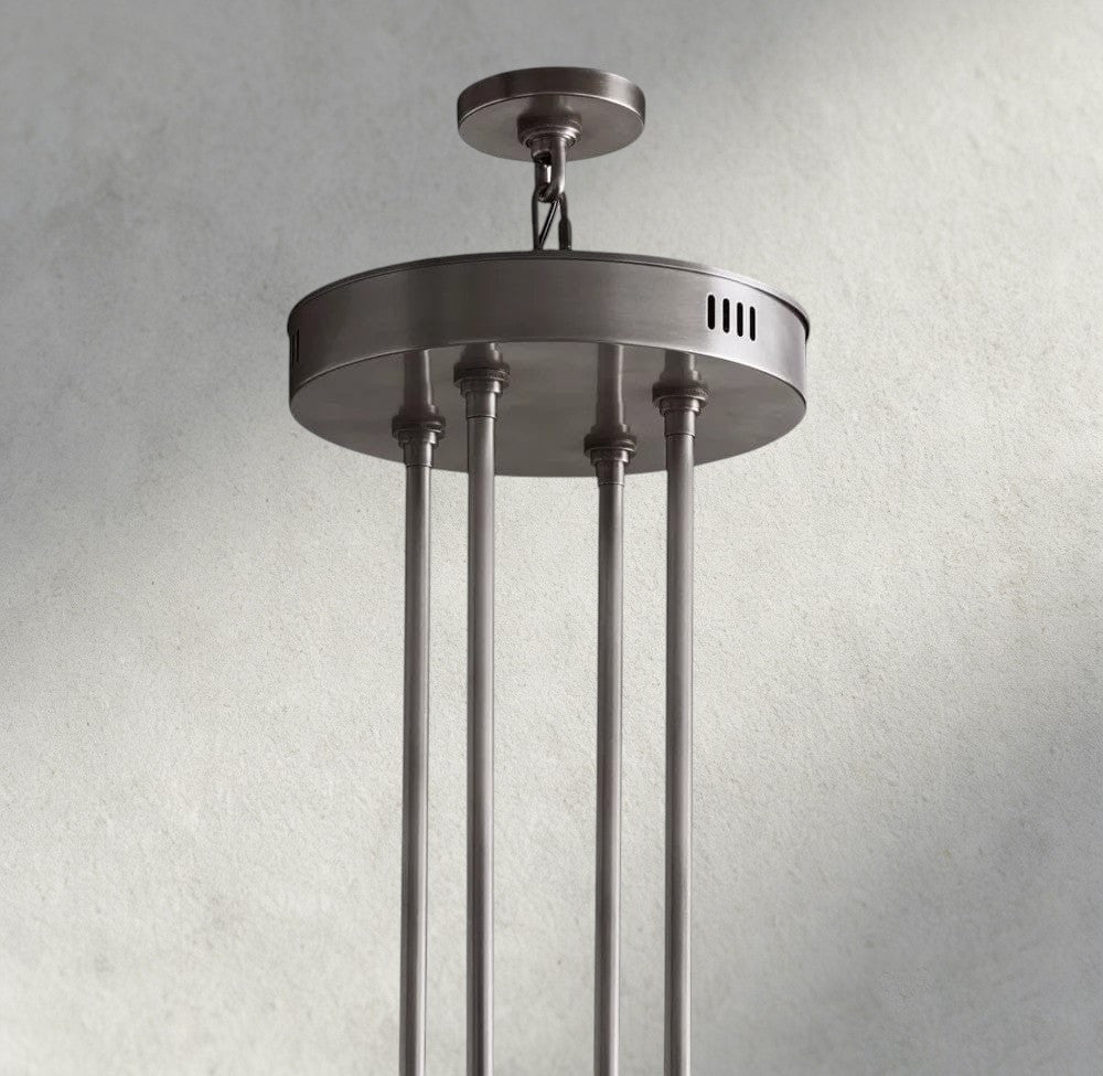 Avecho LED Round Two - Tier Chandelier 60" - Cyran Lamps