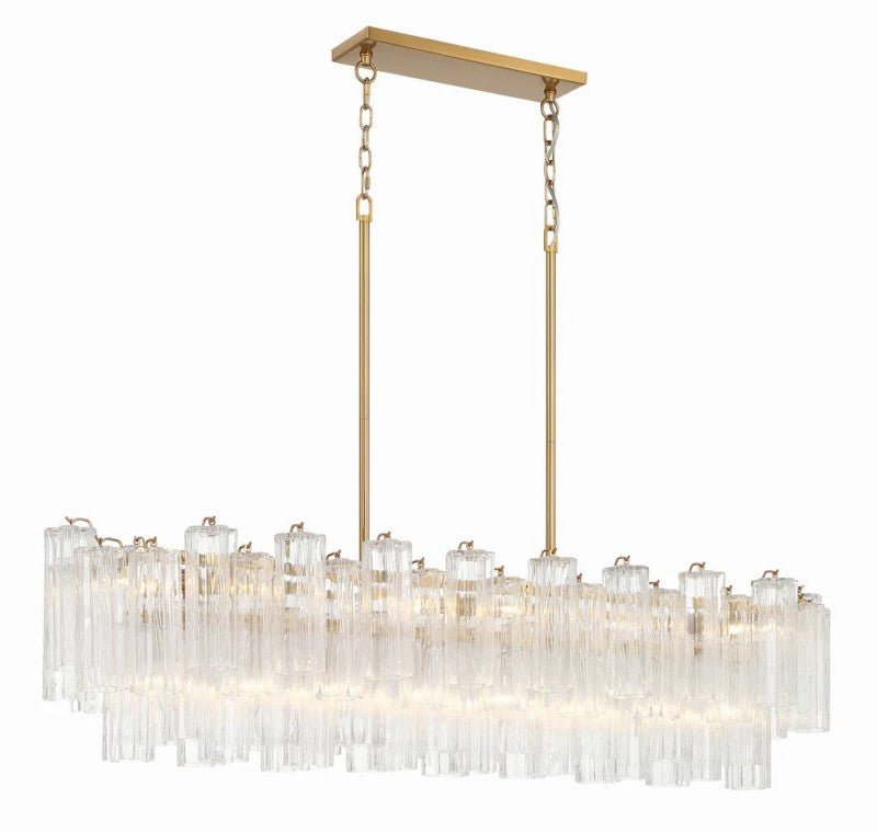 Ayla Linear 14 - Light Chandelier - Cyran Lamps