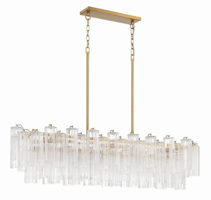 Ayla Linear 14 - Light Chandelier - Cyran Lamps
