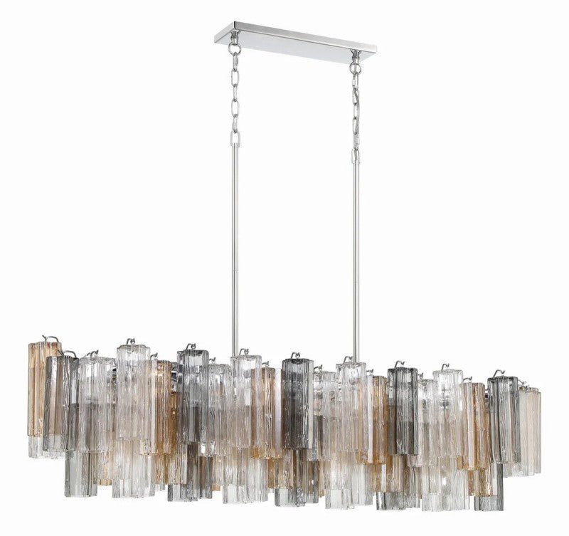 Ayla Linear 14 - Light Chandelier - Cyran Lamps
