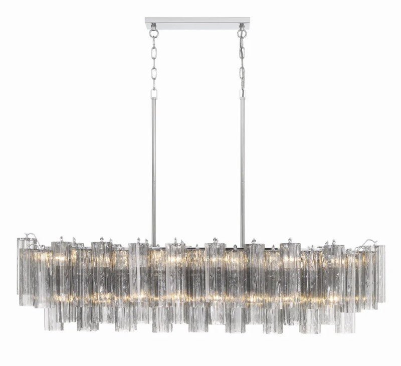 Ayla Linear 14 - Light Chandelier - Cyran Lamps