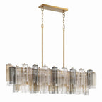 Ayla Linear 14 - Light Chandelier - Cyran Lamps