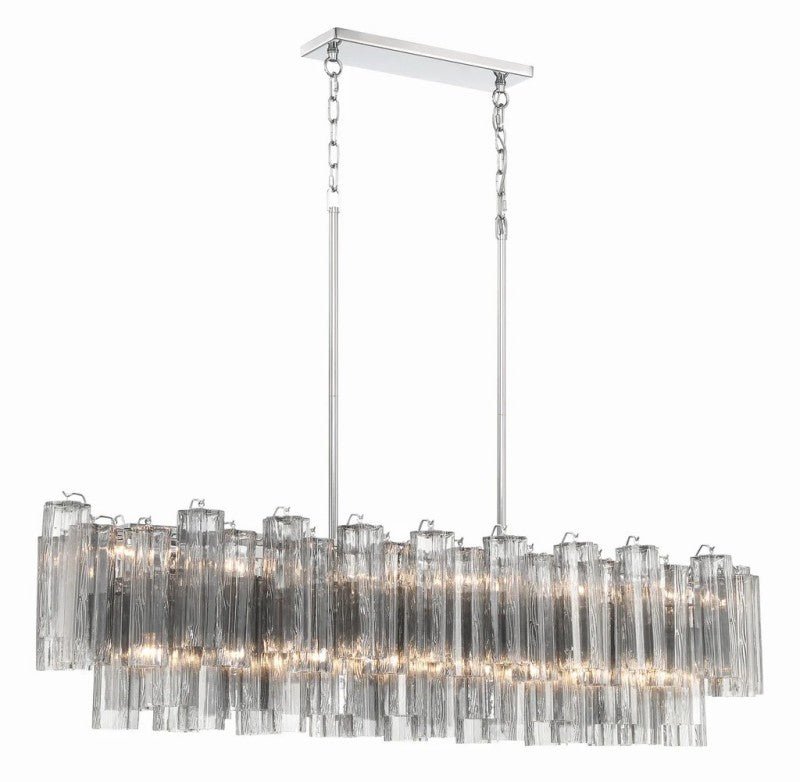 Ayla Linear 14 - Light Chandelier - Cyran Lamps