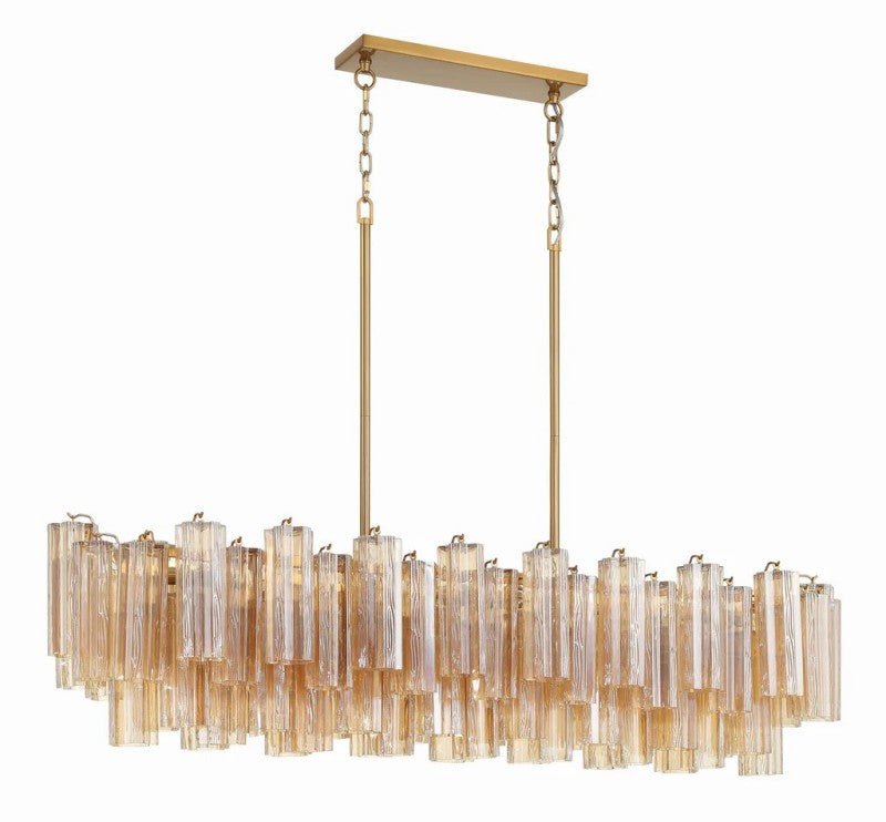 Ayla Linear 14 - Light Chandelier - Cyran Lamps