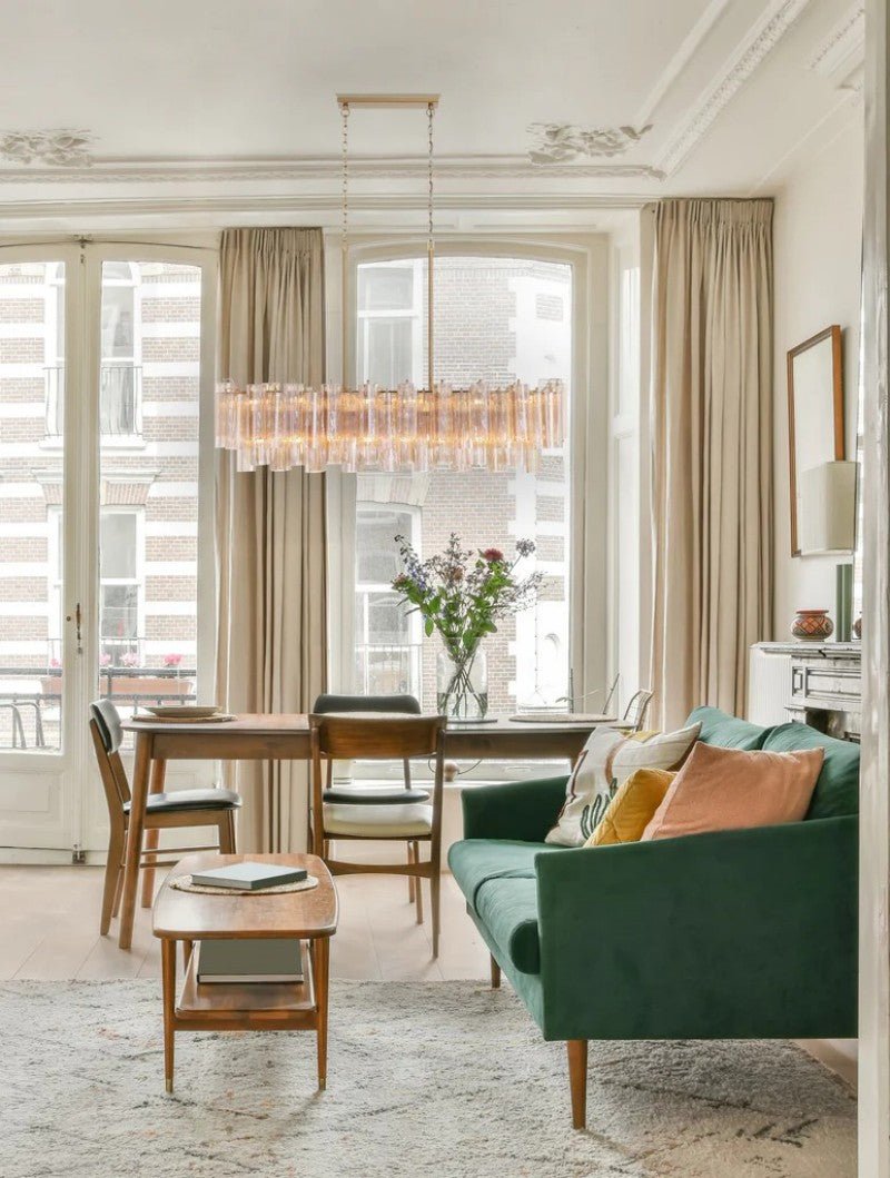 Ayla Linear 14 - Light Chandelier - Cyran Lamps