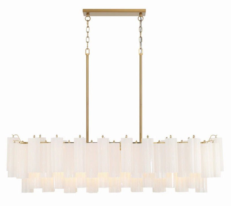 Ayla Linear 14 - Light Chandelier - Cyran Lamps