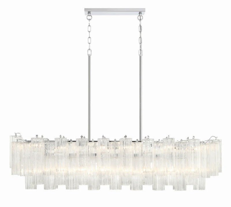 Ayla Linear 14 - Light Chandelier - Cyran Lamps