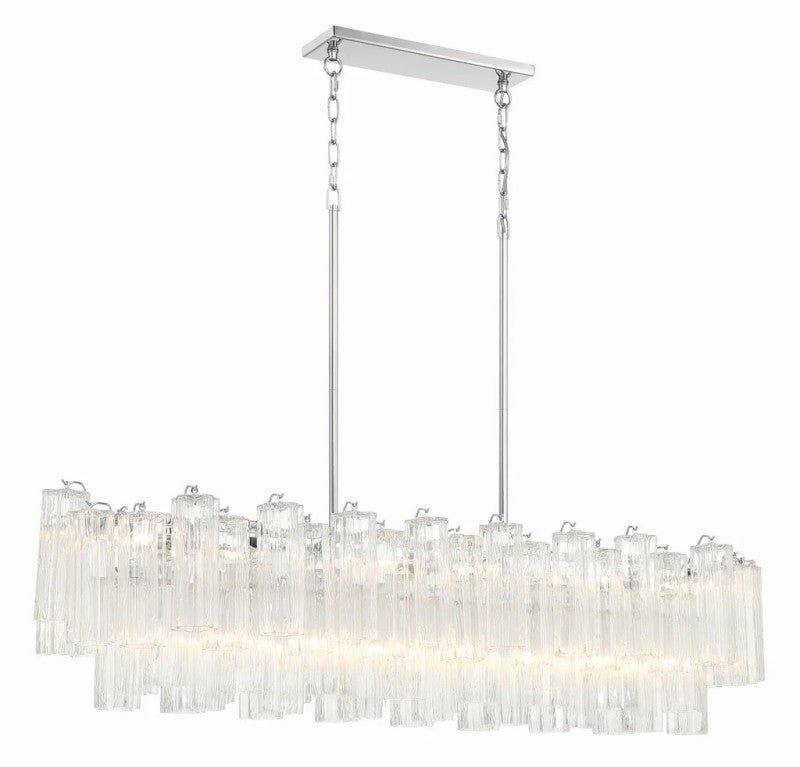 Ayla Linear 14 - Light Chandelier - Cyran Lamps