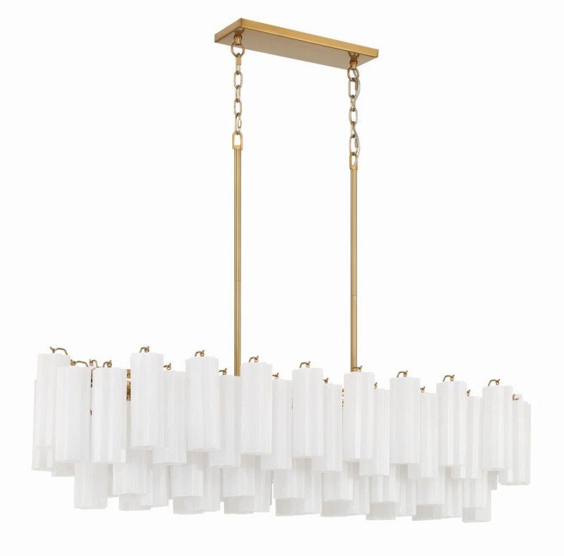Ayla Linear 14 - Light Chandelier - Cyran Lamps