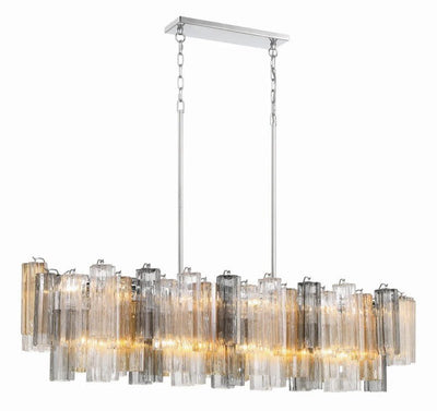 Ayla Linear 14 - Light Chandelier - Cyran Lamps