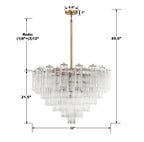 Ayla Round 16 - Light Chandelier - Cyran Lamps