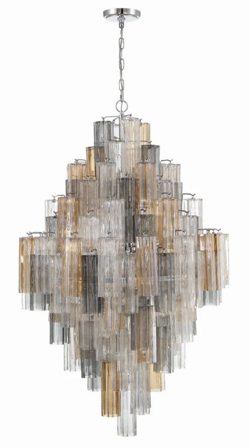 Ayla Tiered 20 - Light Chandelier - Cyran Lamps