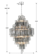 Ayla Tiered 20 - Light Chandelier - Cyran Lamps