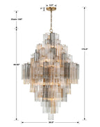Ayla Tiered 20 - Light Chandelier - Cyran Lamps