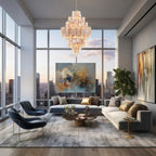 Ayla Tiered 20 - Light Chandelier - Cyran Lamps