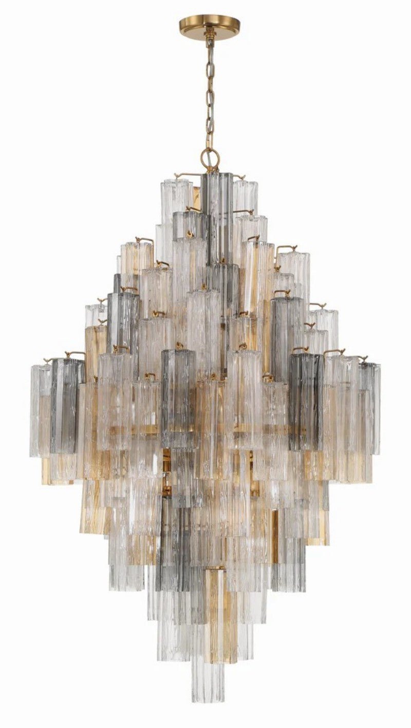 Ayla Tiered 20 - Light Chandelier - Cyran Lamps