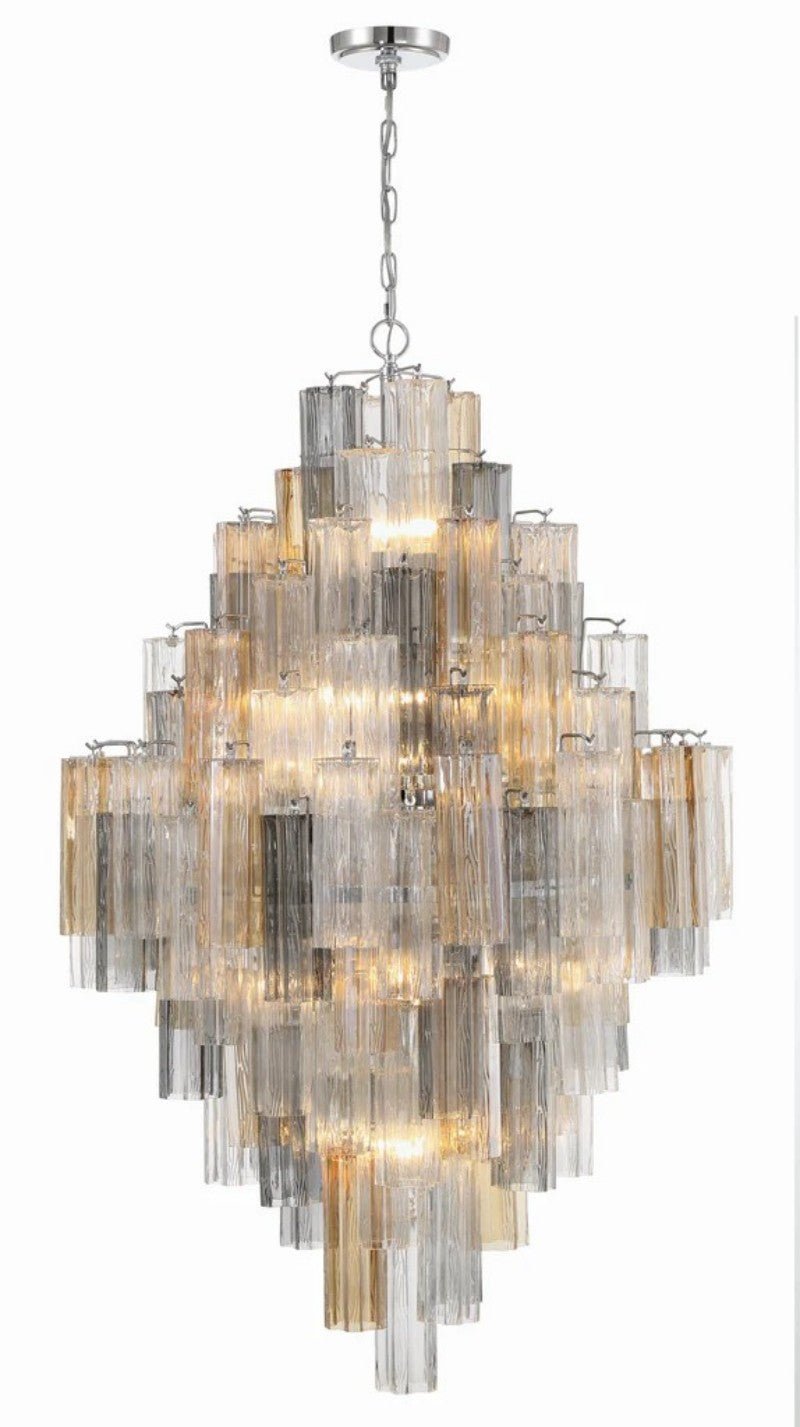 Ayla Tiered 20 - Light Chandelier - Cyran Lamps