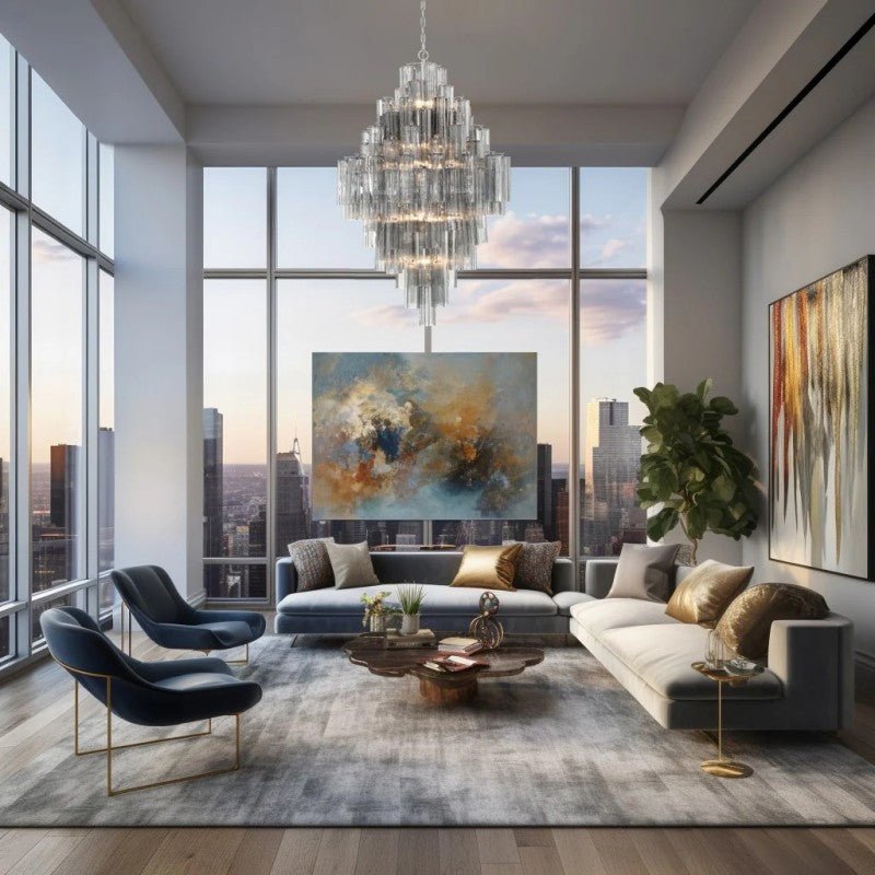 Ayla Tiered 20 - Light Chandelier - Cyran Lamps