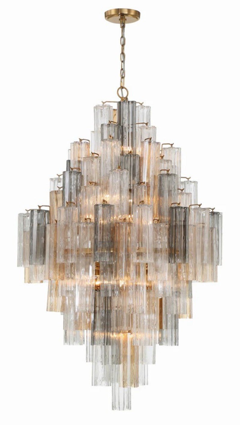 Ayla Tiered 20 - Light Chandelier - Cyran Lamps