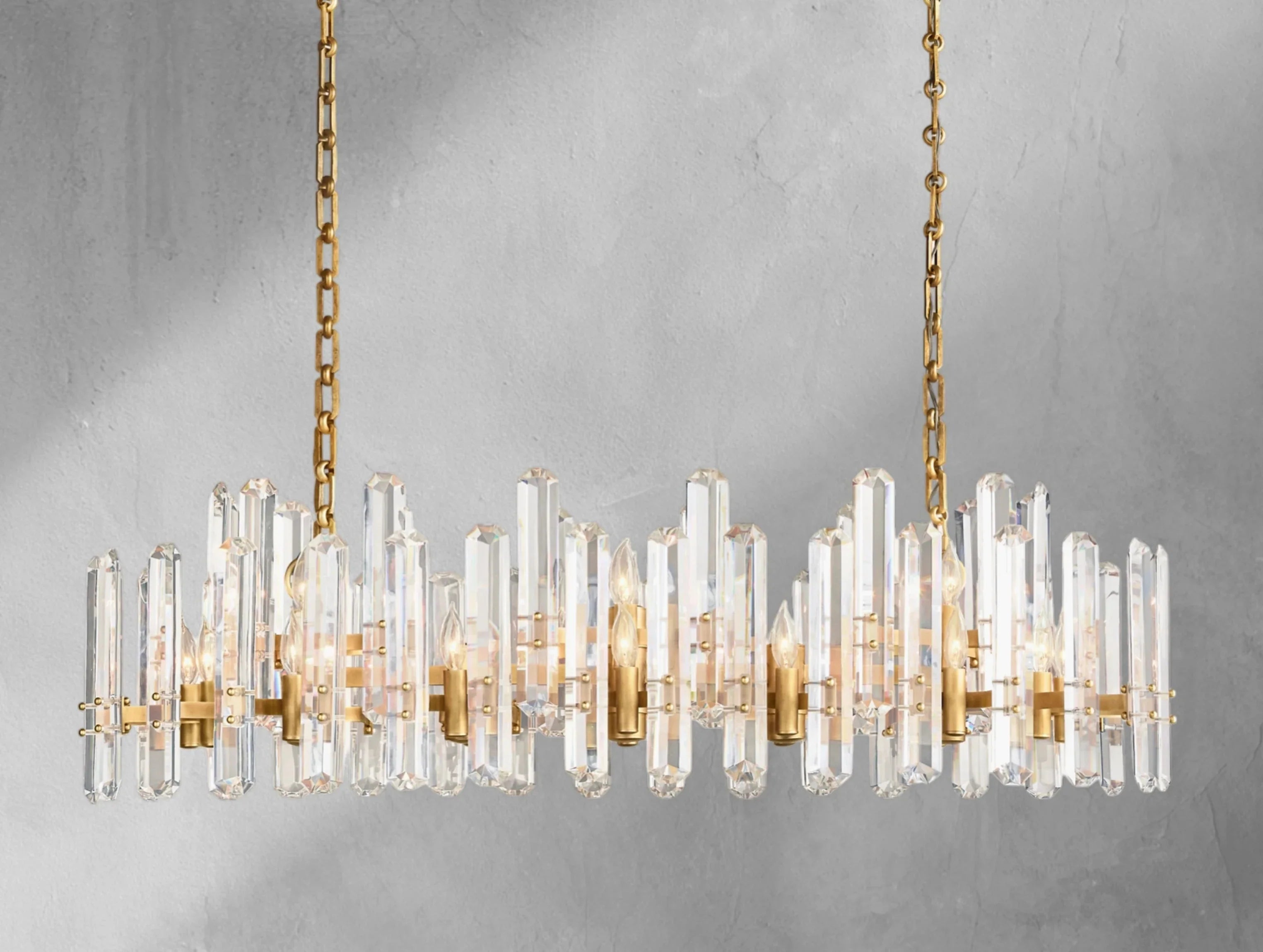 Baingham Linear Chandelier - Cyran Lamps