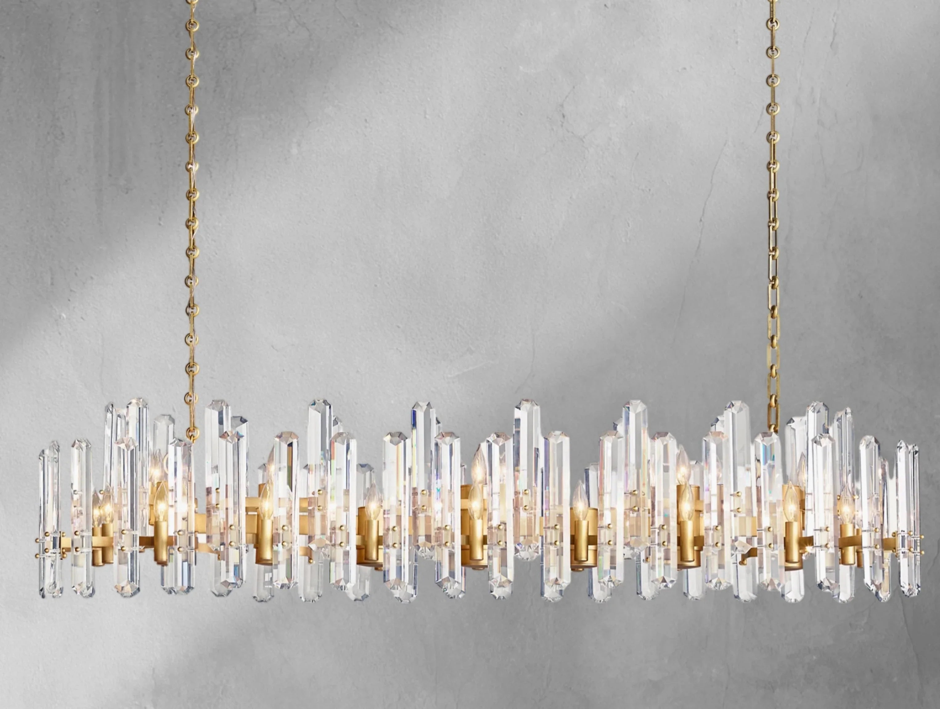 Baingham Linear Chandelier - Cyran Lamps