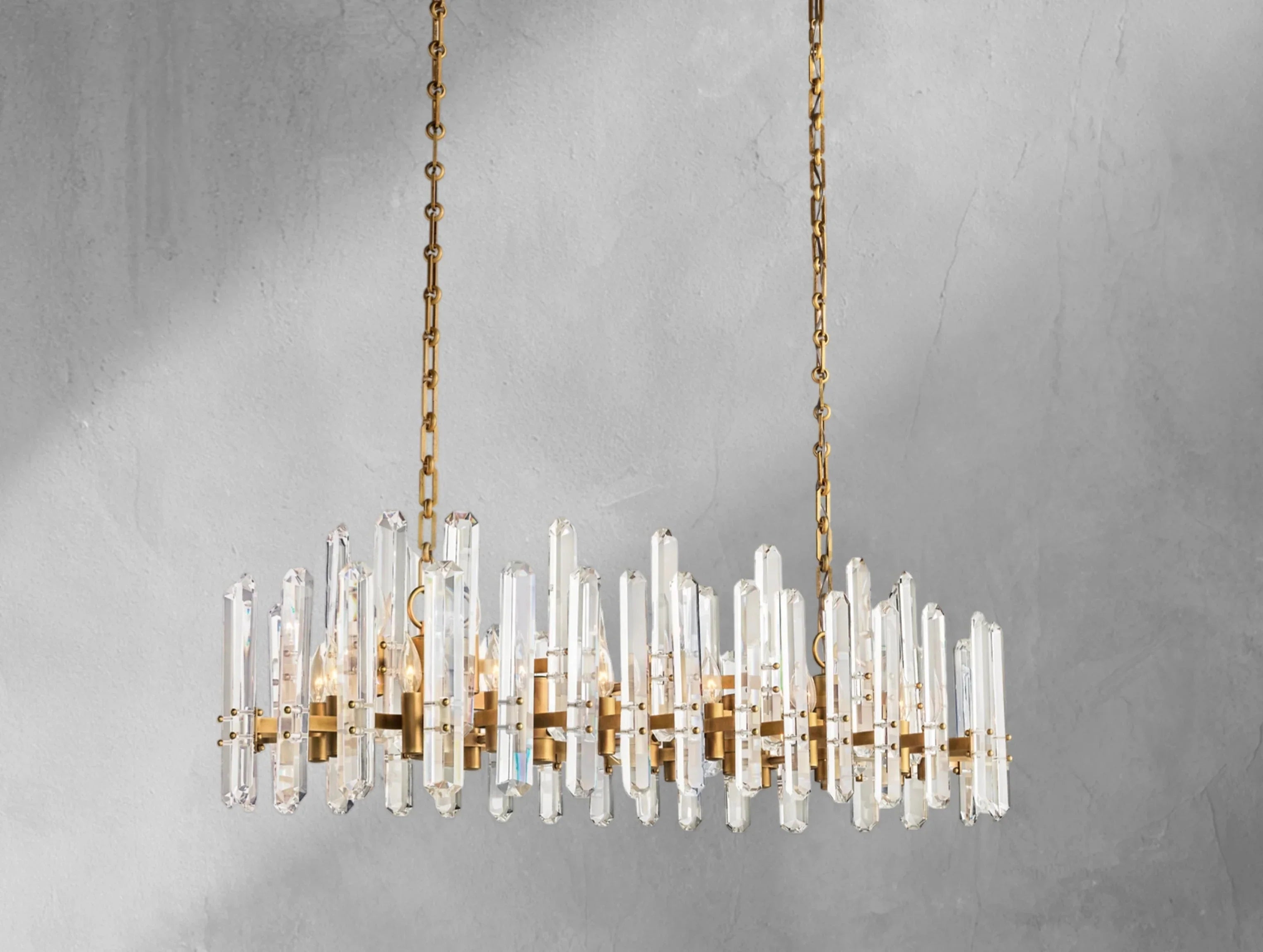 Baingham Linear Chandelier - Cyran Lamps