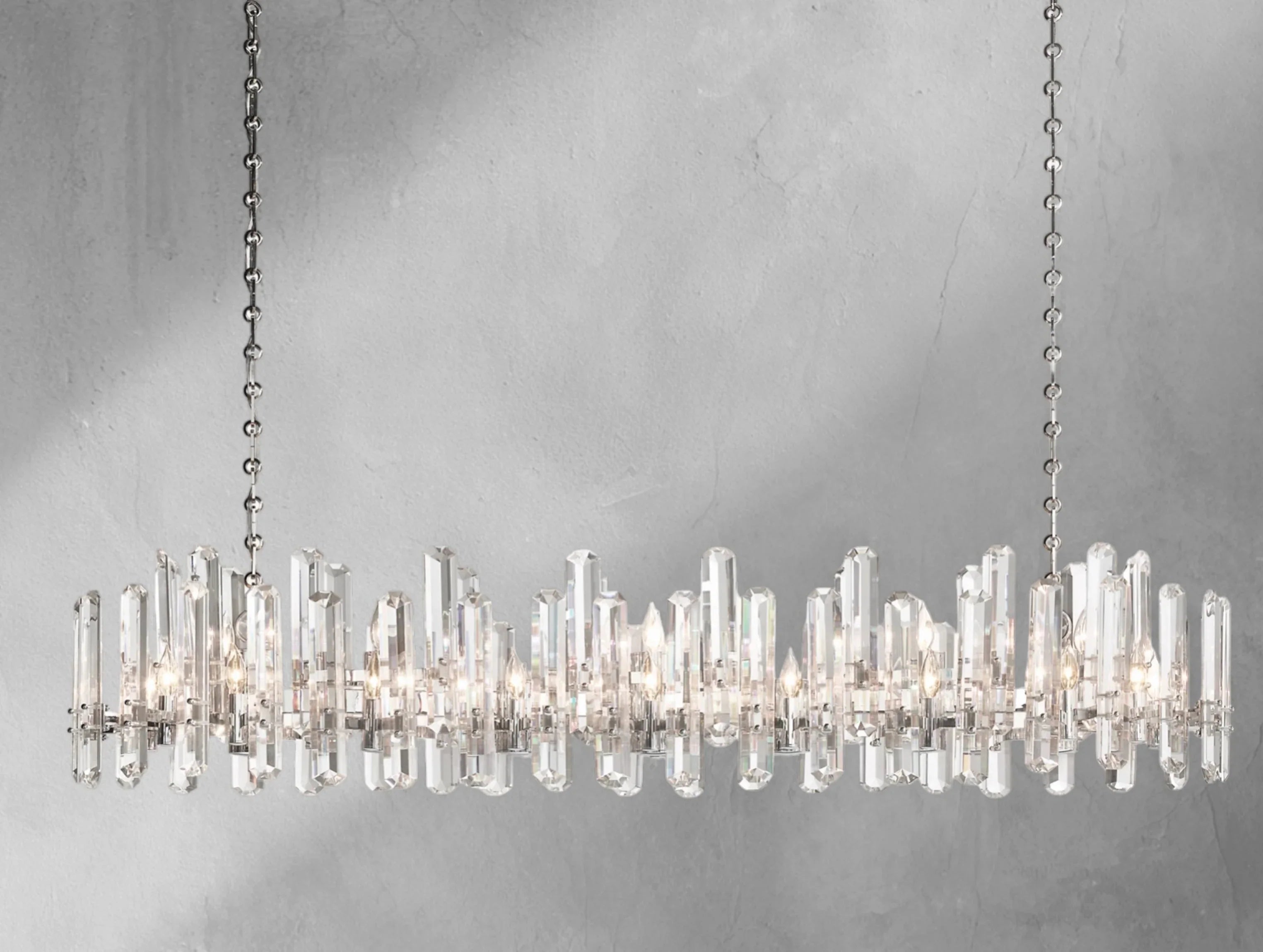 Baingham Linear Chandelier - Cyran Lamps