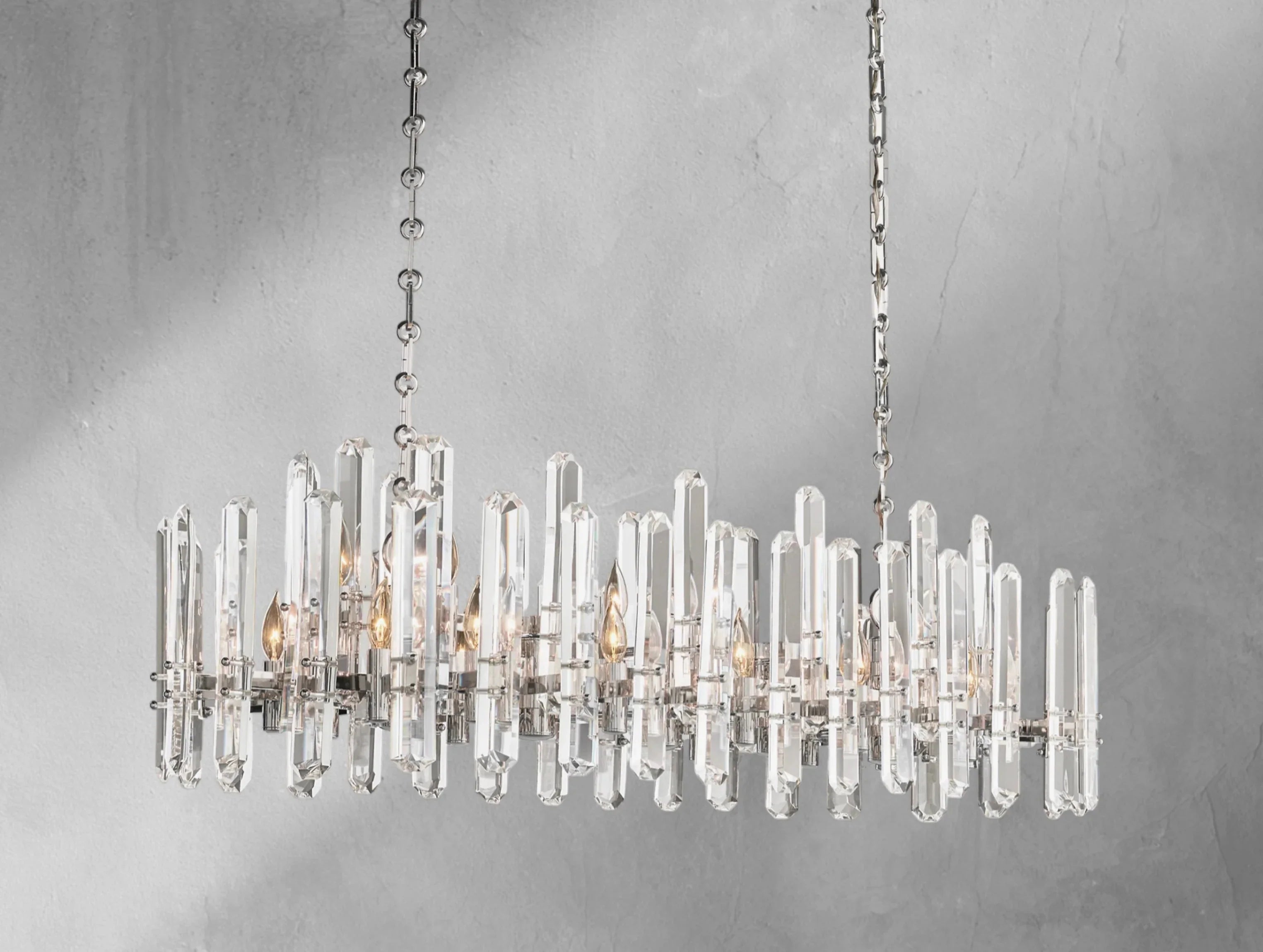 Baingham Linear Chandelier - Cyran Lamps