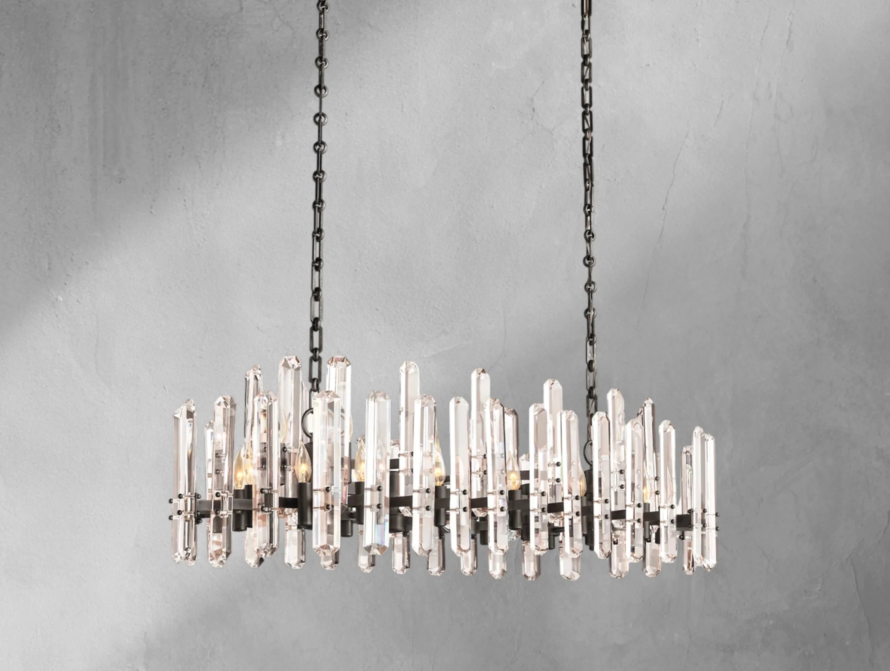Baingham Linear Chandelier - Cyran Lamps