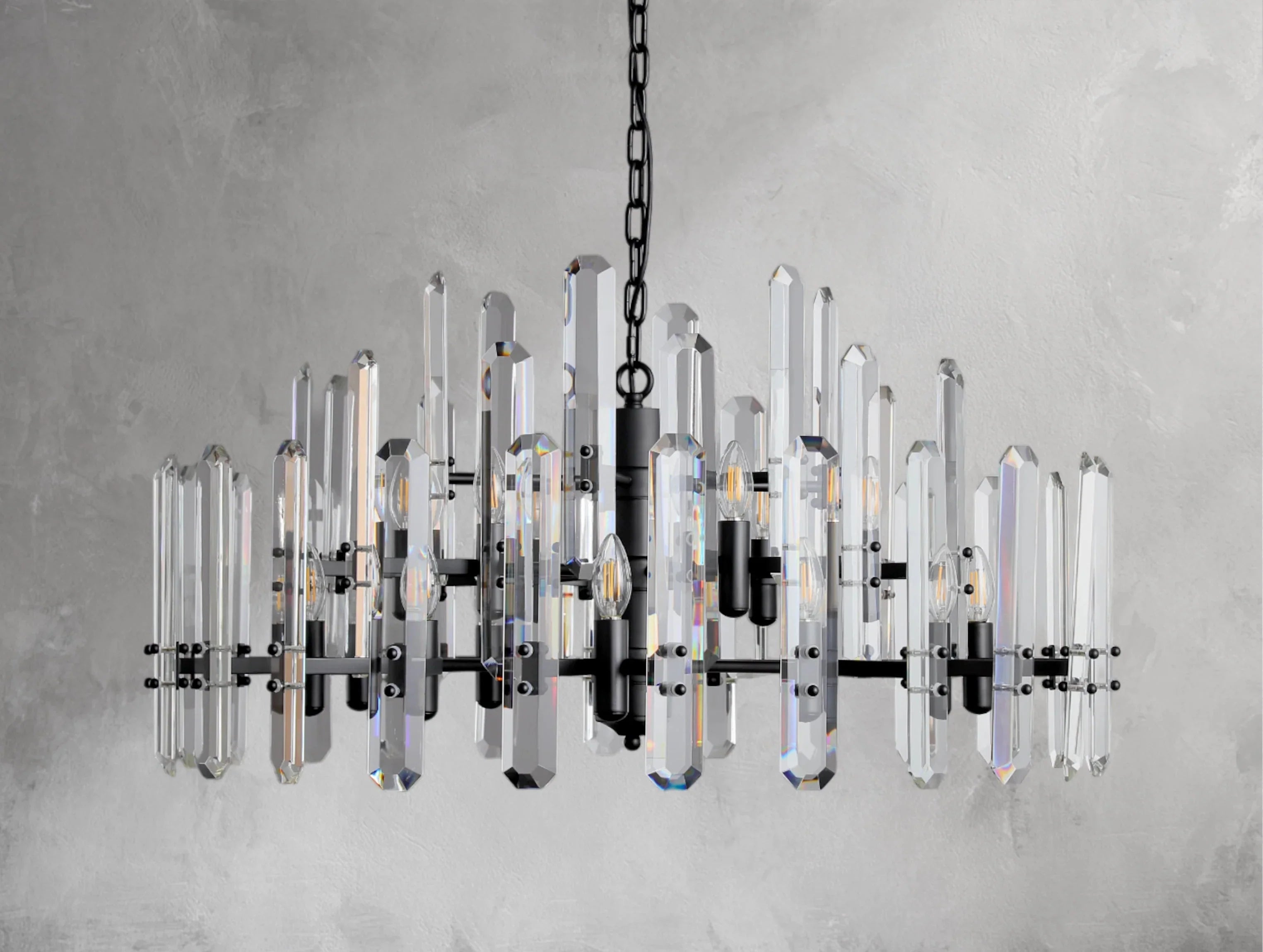 Baingham Round Chandelier - Cyran Lamps