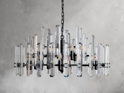 Baingham Round Chandelier - Cyran Lamps