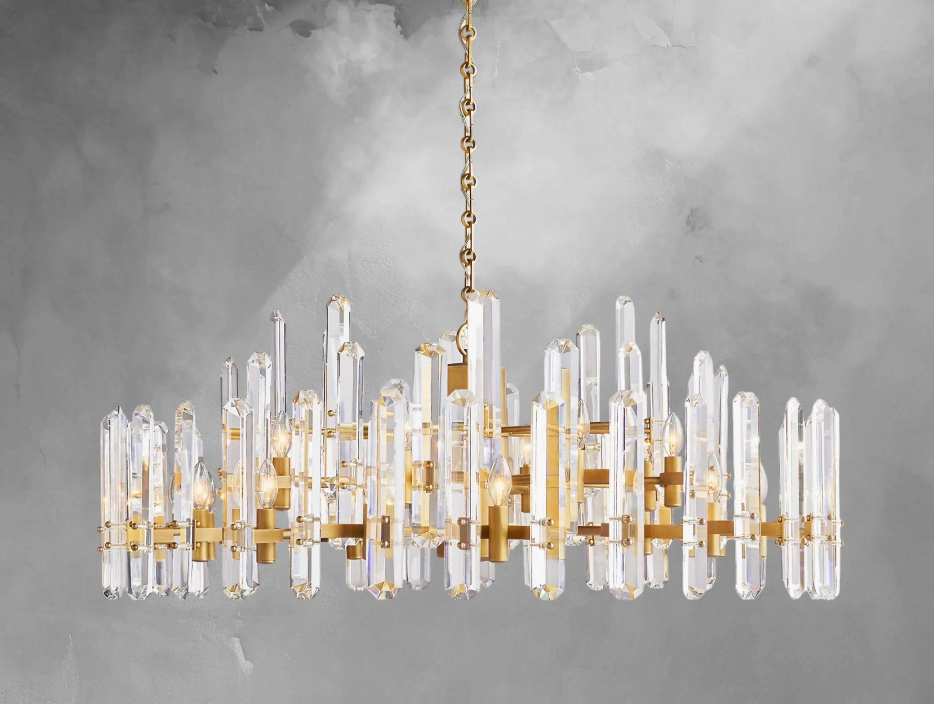 Baingham Round Chandelier - Cyran Lamps