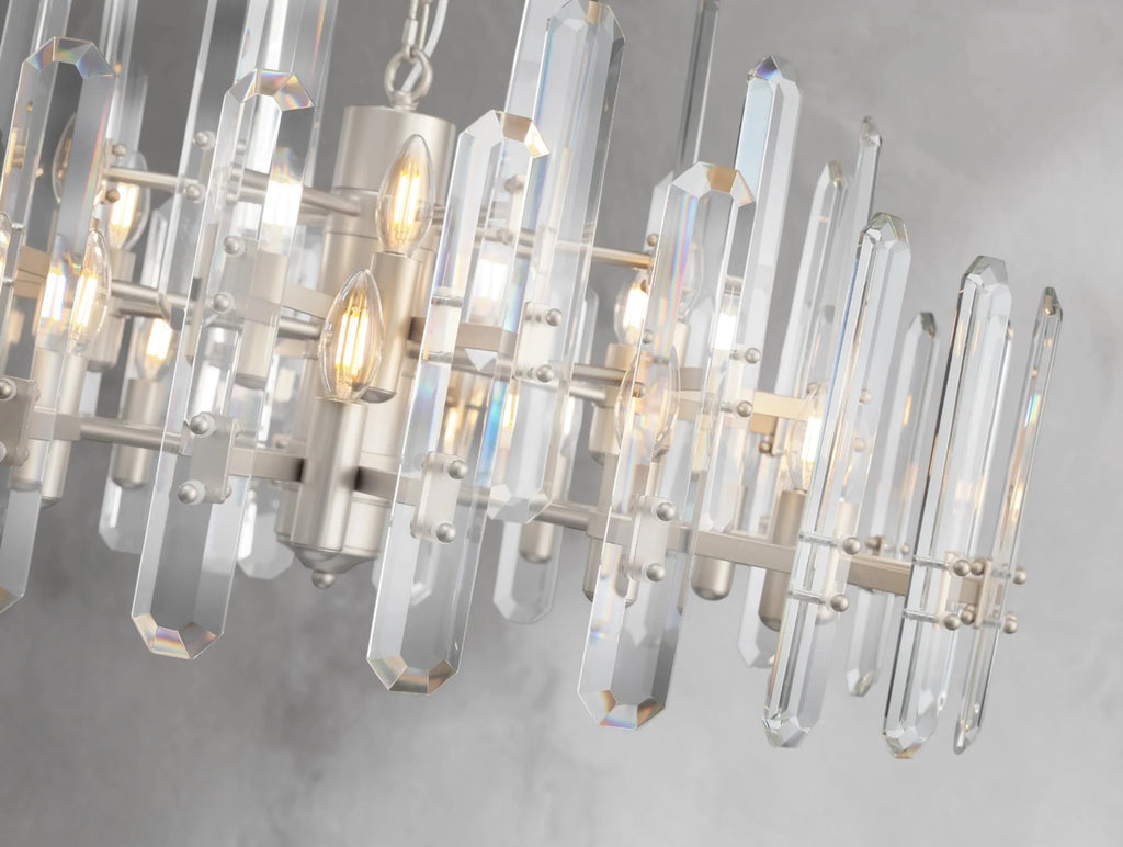 Baingham Round Chandelier - Cyran Lamps