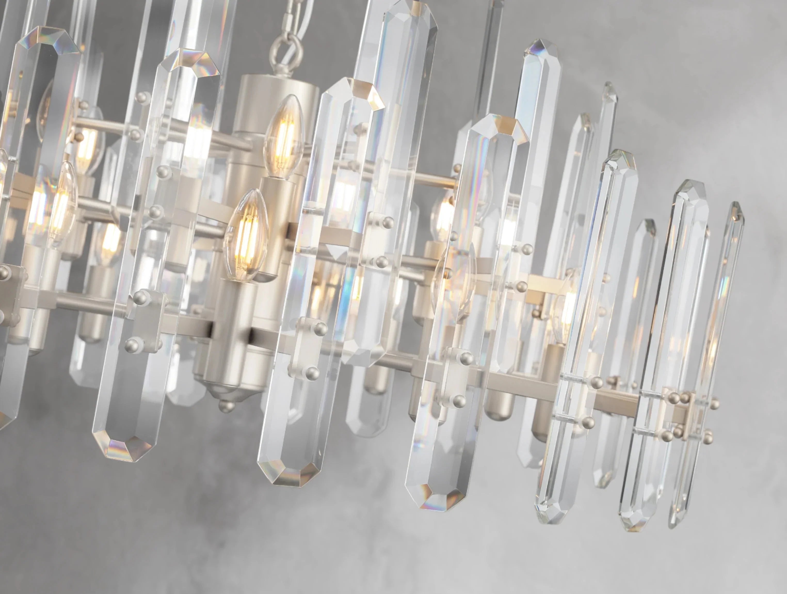 Baingham Round Chandelier - Cyran Lamps