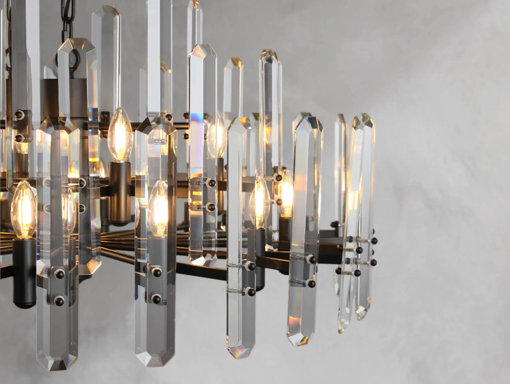 Baingham Round Chandelier - Cyran Lamps