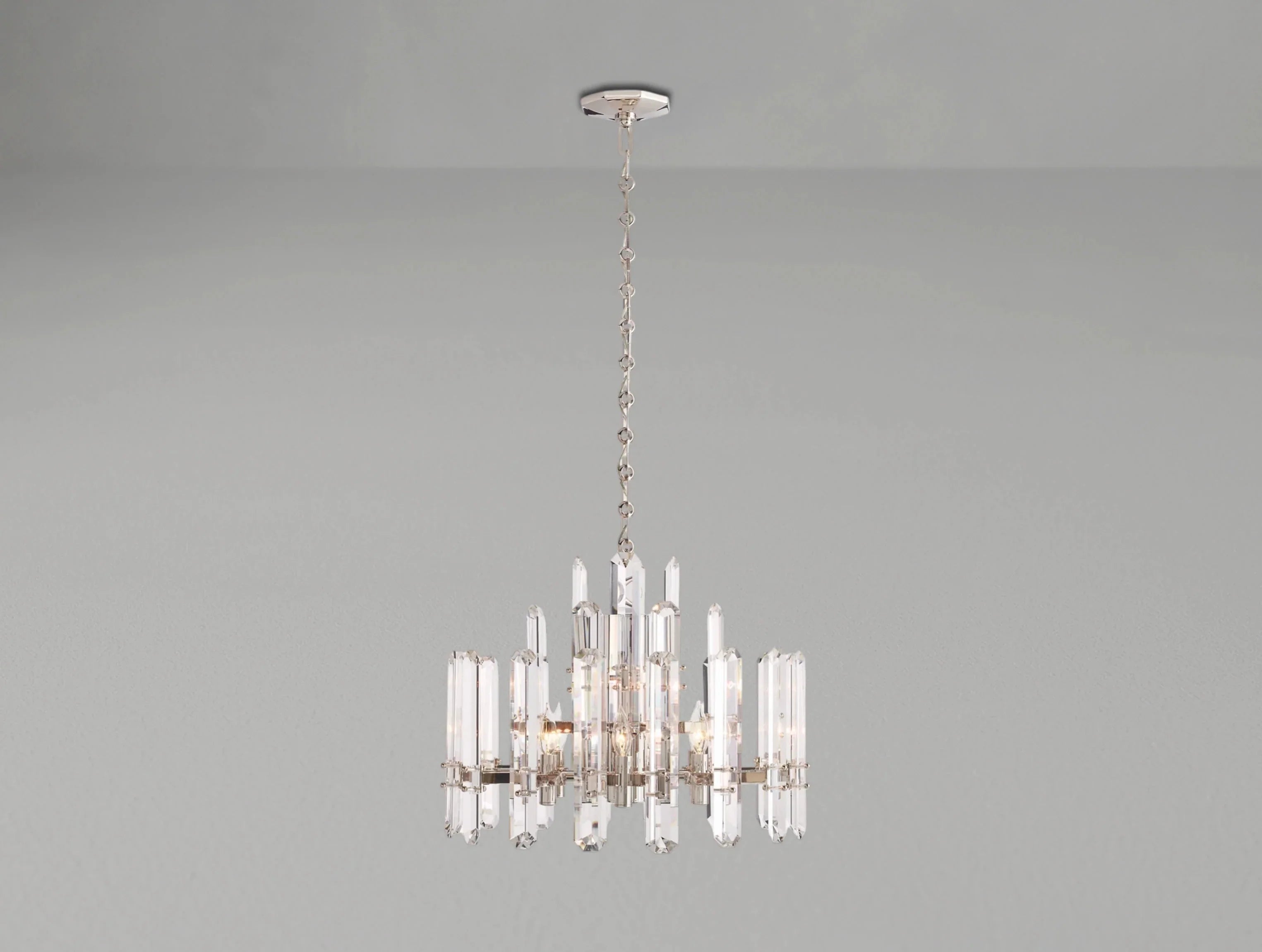 Baingham Round Chandelier - Cyran Lamps