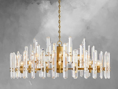 Baingham Round Chandelier - Cyran Lamps