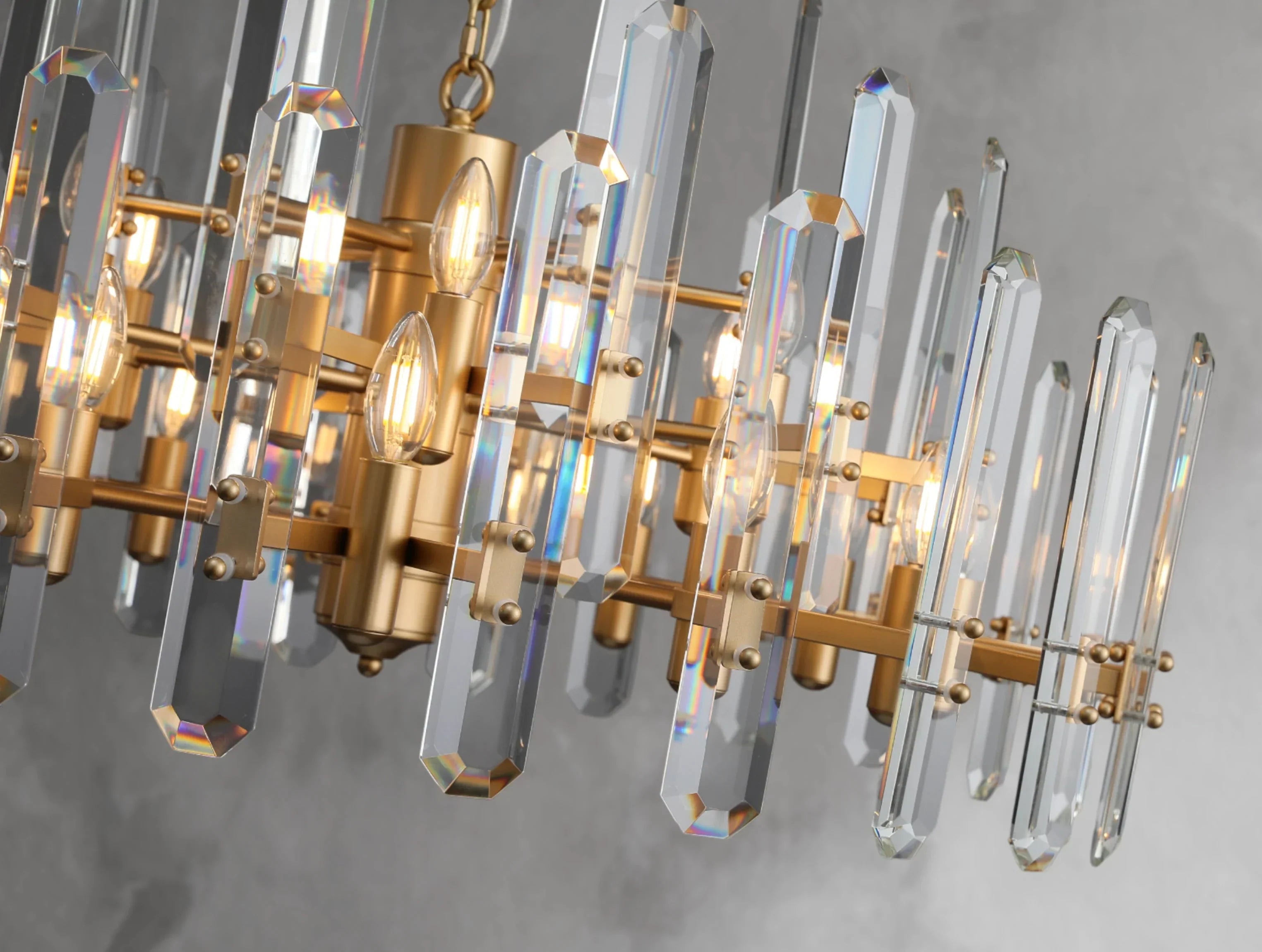 Baingham Round Chandelier - Cyran Lamps