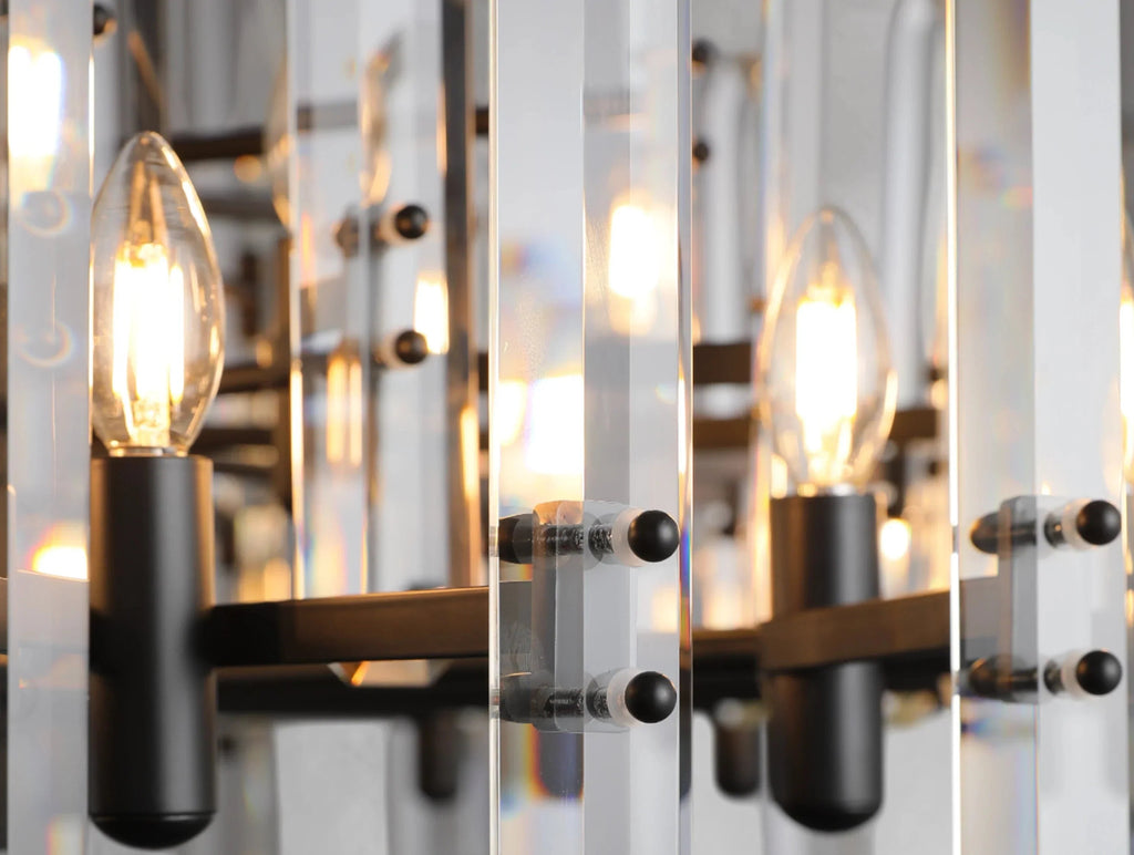 Baingham Round Chandelier - Cyran Lamps