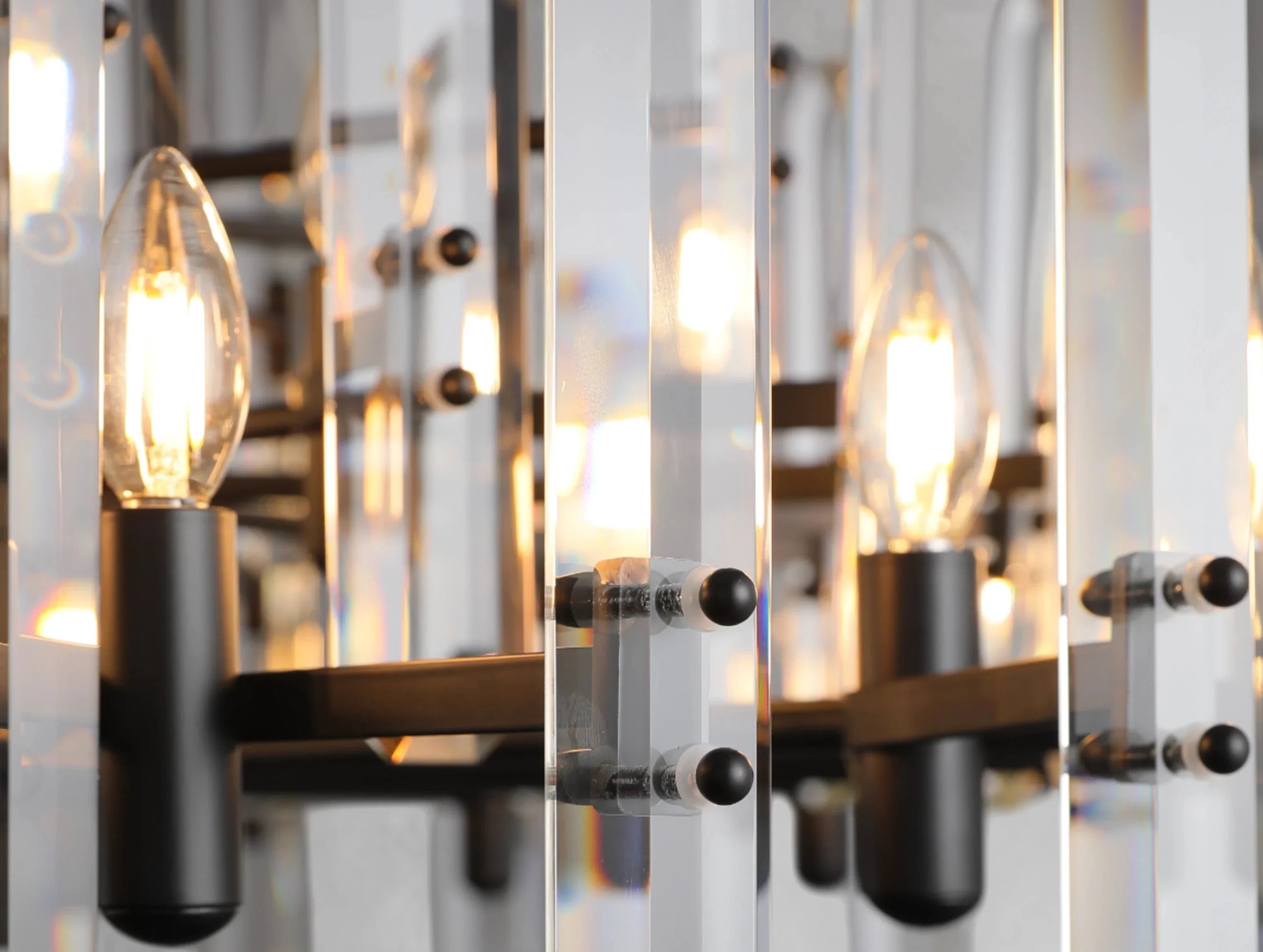 Baingham Round Chandelier - Cyran Lamps