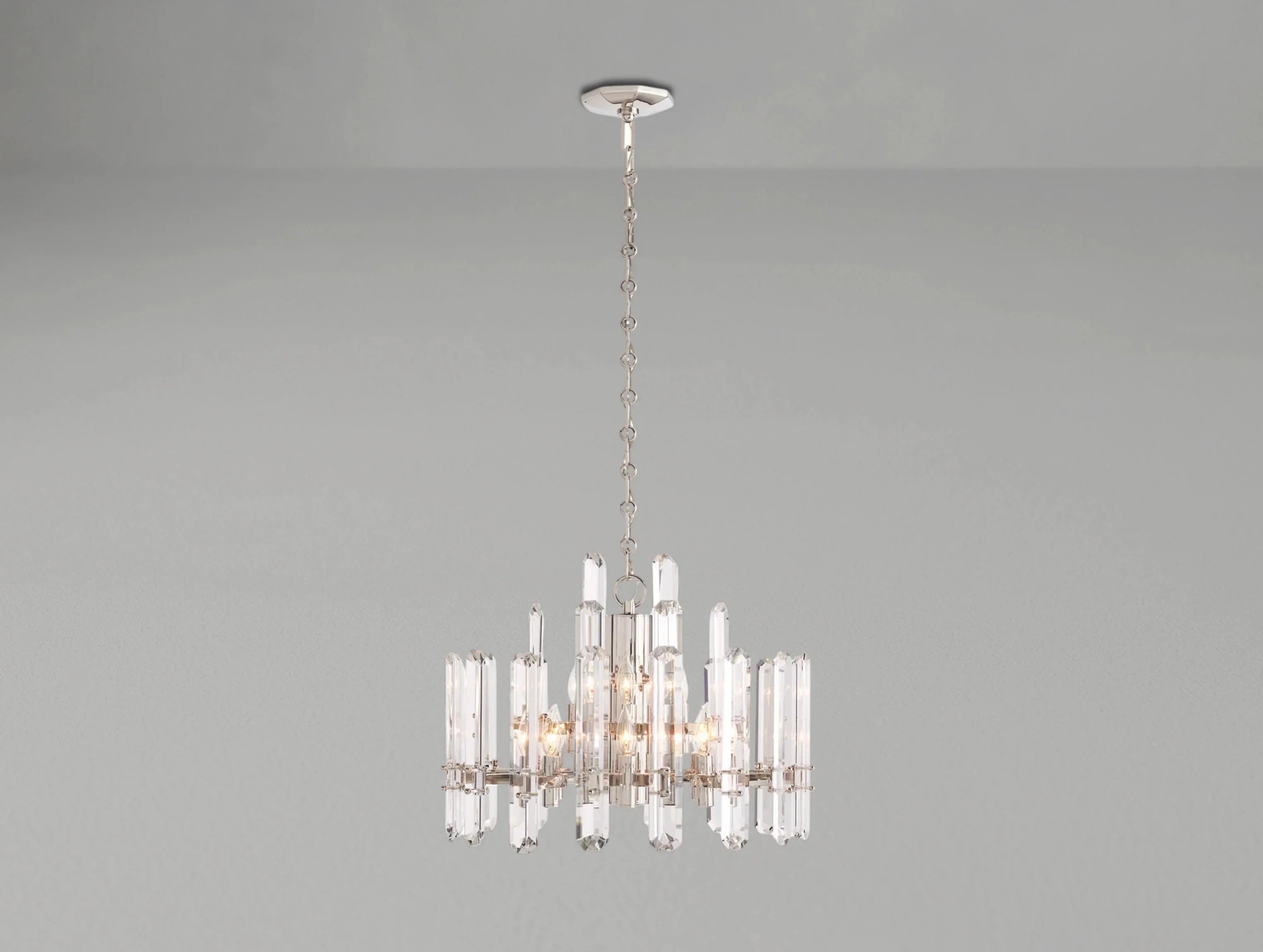 Baingham Round Chandelier - Cyran Lamps