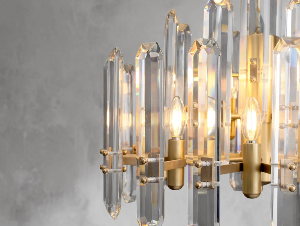 Baingham Round Chandelier - Cyran Lamps