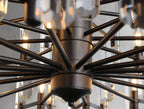 Baingham Round Chandelier - Cyran Lamps